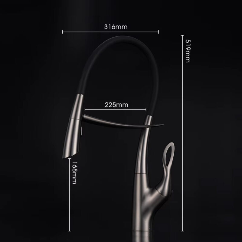 Kích thước vòi chậu rửa nhà bếp Meto MT-G11