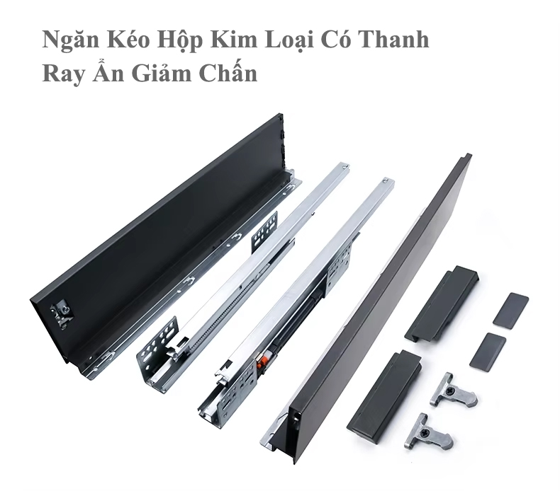 Ray Trượt Hộp Giảm Chấn Mở Toàn Phần MT301 Ray Trượt Hộp Giảm Chấn Mở Toàn Phần - MT301