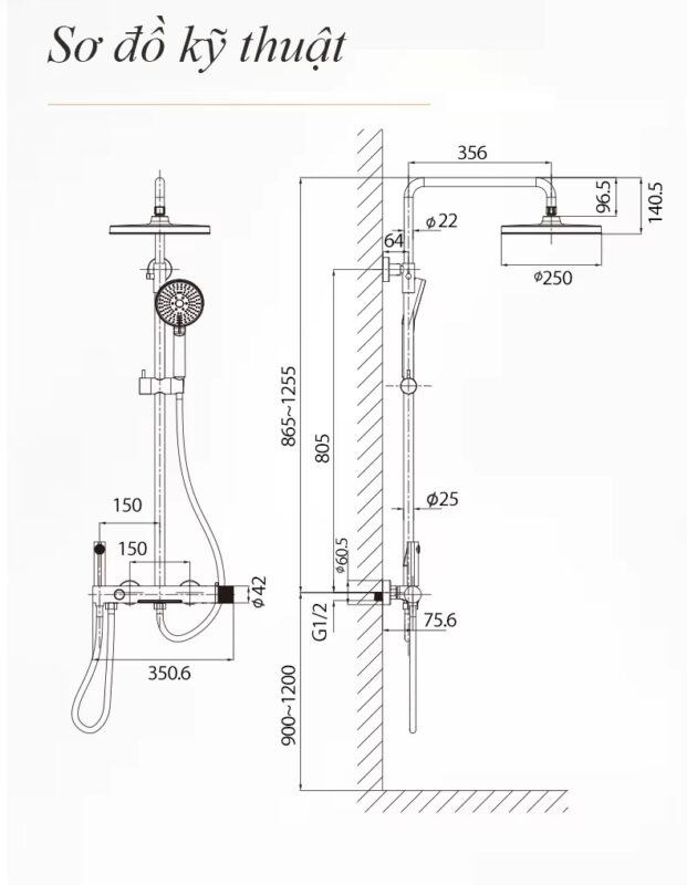 So do ky thuat bo voi sen WM0119